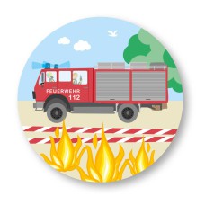 Tortenaufleger - Feuerwehr